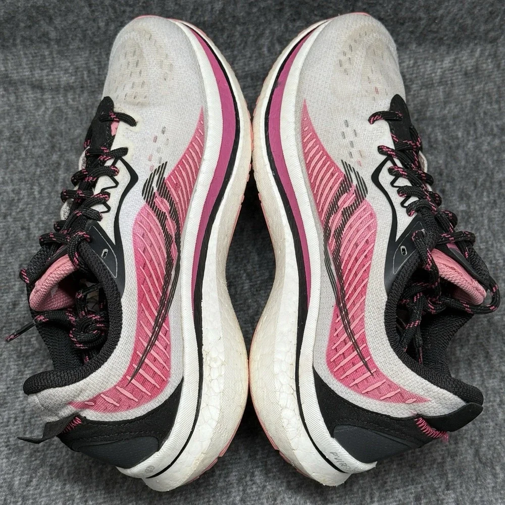 Saucony Endorphin Speed 2 Womens US Size 9.5 White Pink Black Mesh Running Shoes